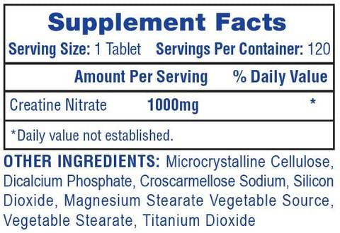 Creatine Nitrate 120 Tabs by Hi-Tech Pharma