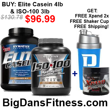 Dymatize ISO, Casein, Xpand Stack