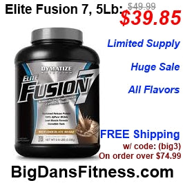 Dymatize Elite Fusion 7 5lb, FREE Shipping Code!