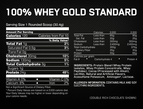 Optimum 100% Gold Standard Whey 5 lb, FREE Shaker Cup!