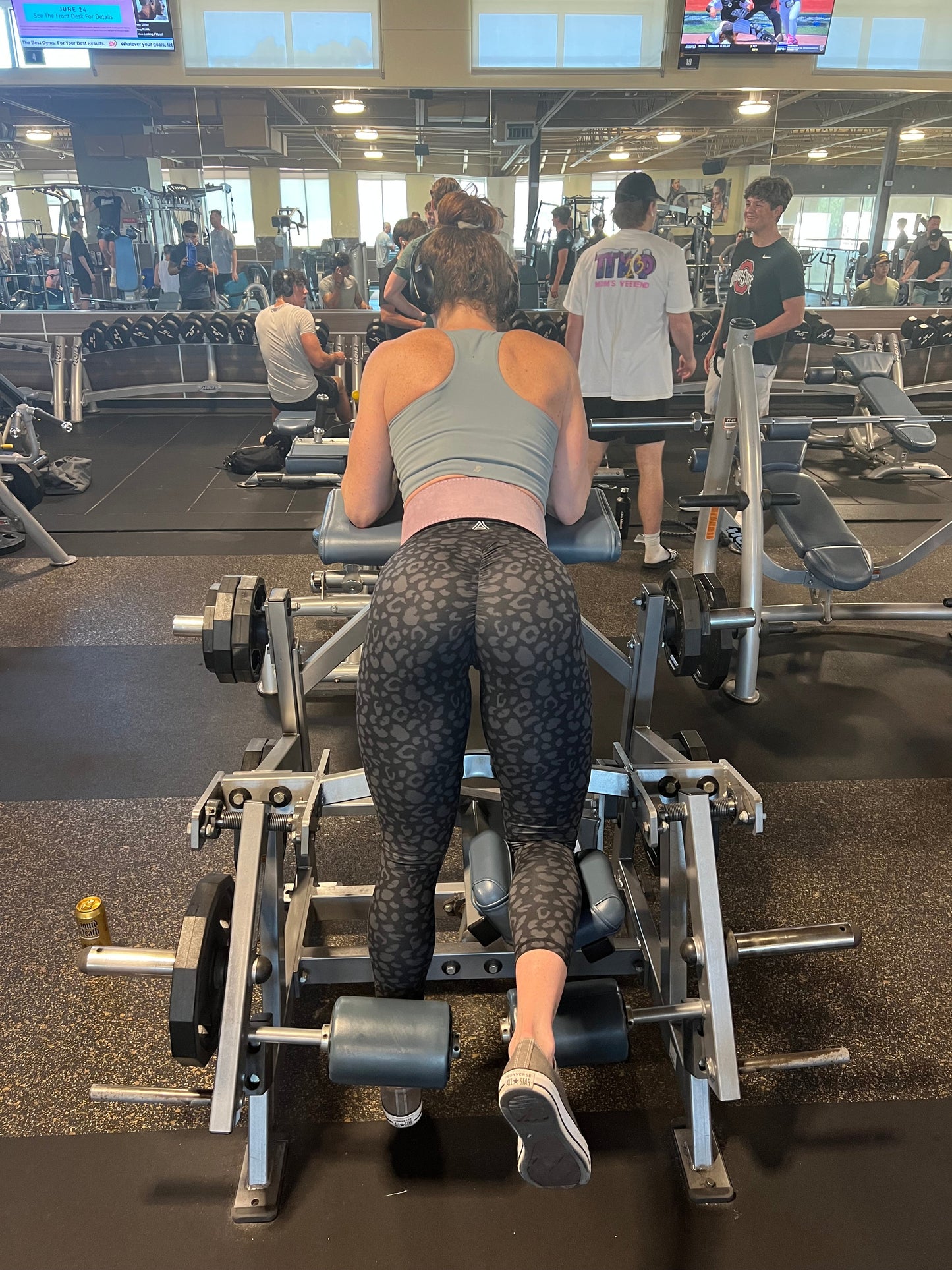 Cheetah Scrunch Full Length Leggings