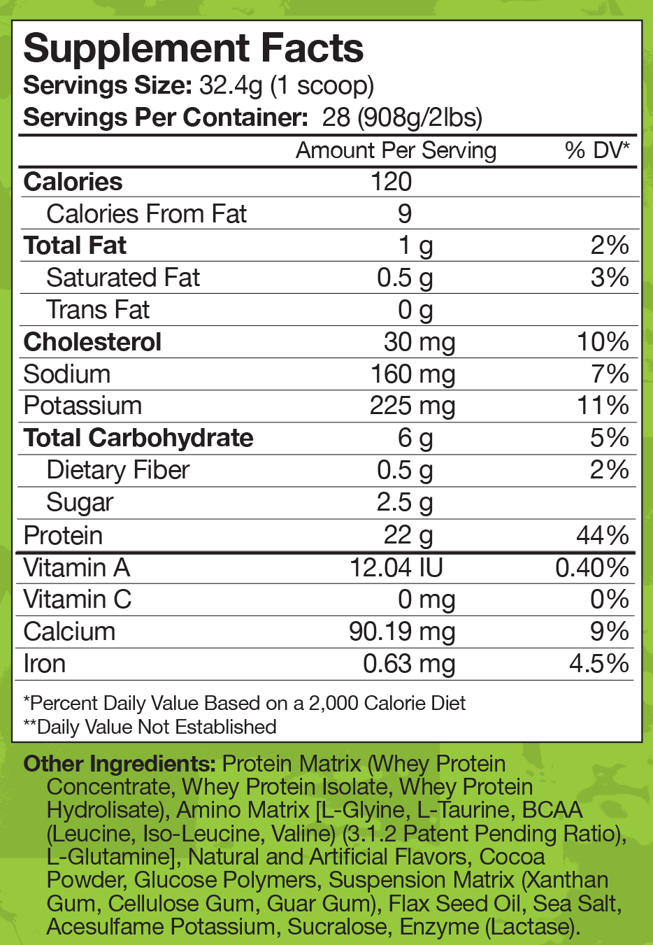 Arnold Iron Whey, 2Lb