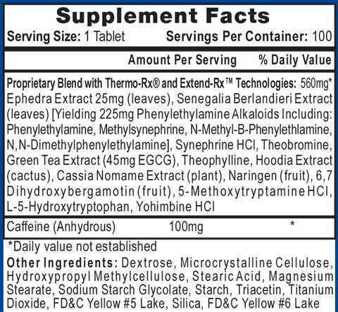 Lipodrene 100 ct, Hi-Tech, Sale