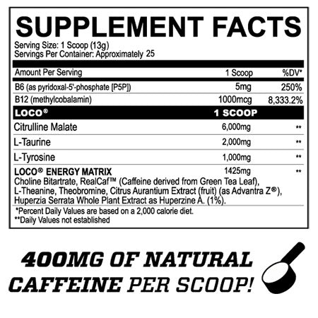 LOCO PRE-WORKOUT by MYOBLOX