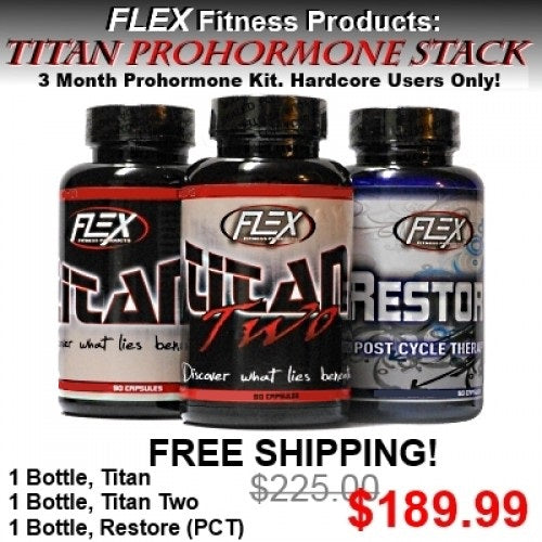Flex Fitness Products, Titan Stack, Prohormone, &, Reviews.