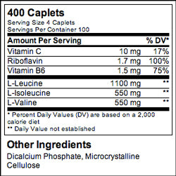 Dymatize BCAA Complex 2200, 400 caps