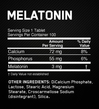 Melatonin 100 caps, Optimum