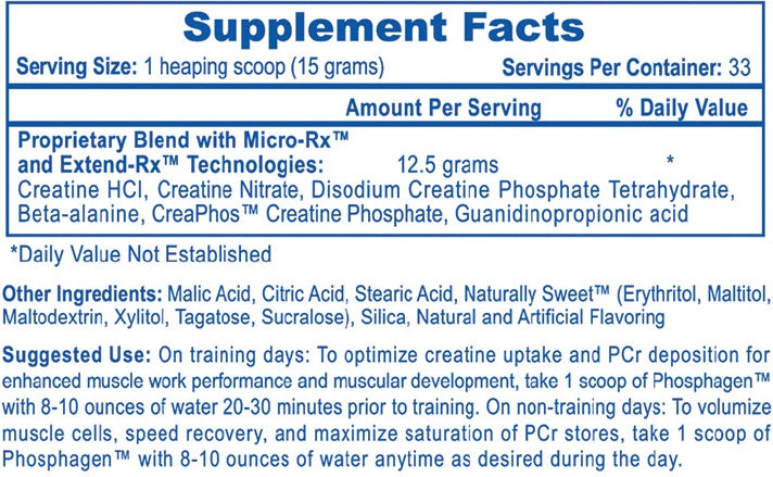 Phosphagen Creatine by, Hi-Tech Pharmaceuticals