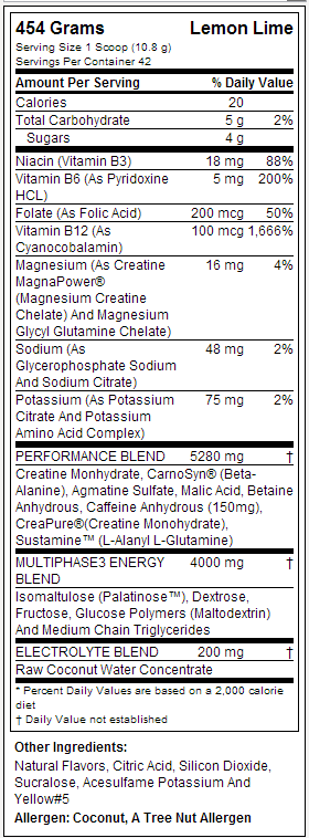 Infinite Labs Fighter Power Pre Fight