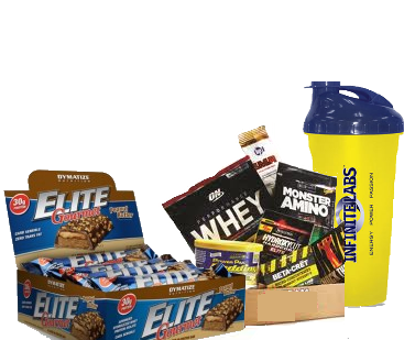Shaker + Box of Bars+ Samples
