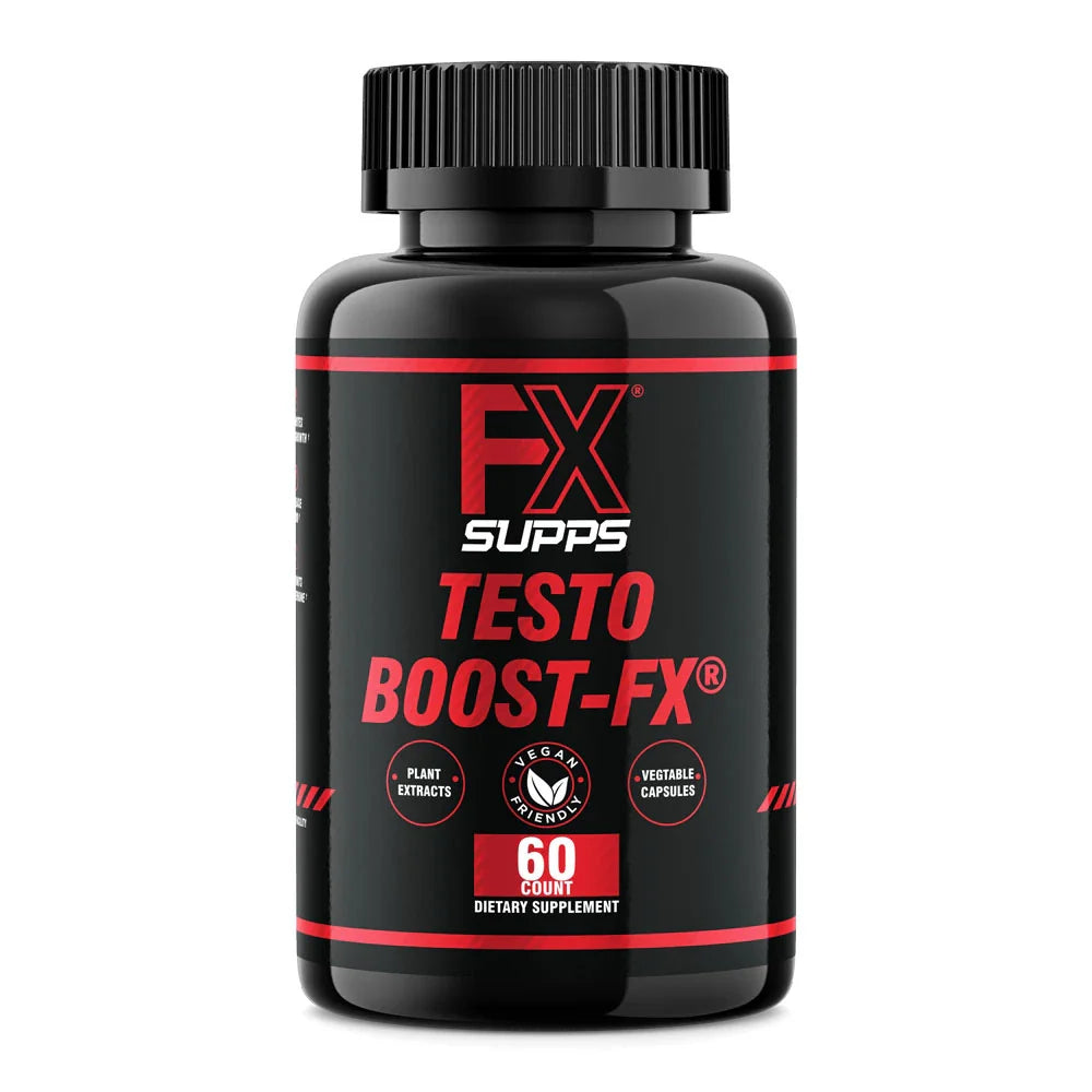 TESTO BOOST-FX: 60ct | Natural Testosterone Booster for Men