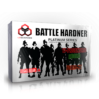Pro-Hormone Stack, Battle Hardner Kit by LG Science