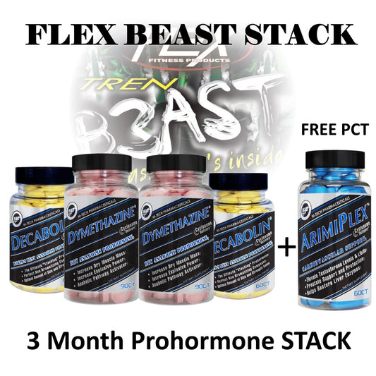 FLEX BEAST Stack, Strongest Prohormone Stack, Legal