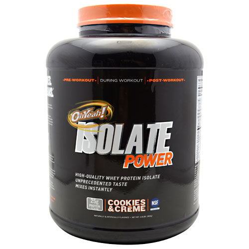 Oh Yeah! Isolate Power 4 lbs, 62 serv., On Sale