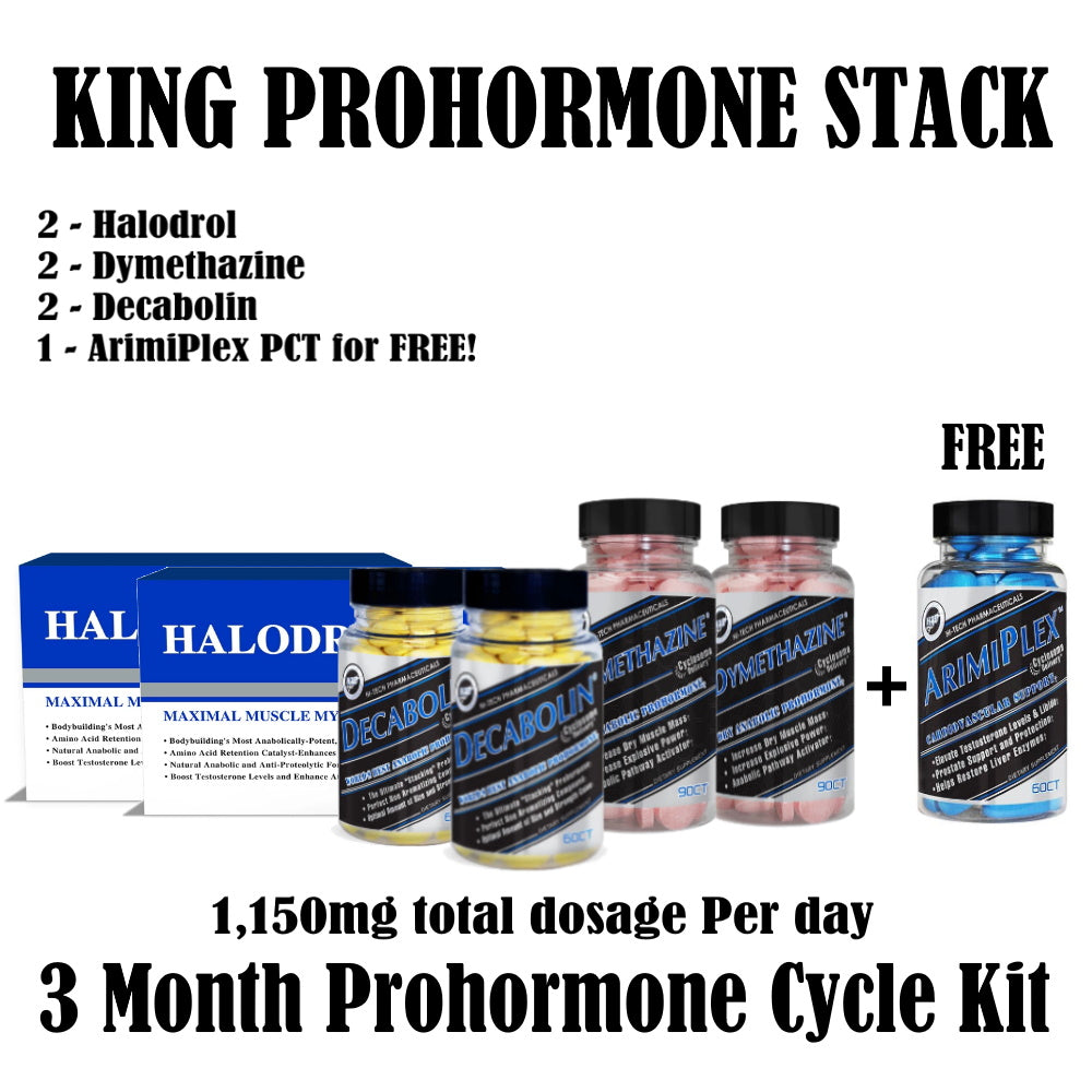KING PROHORMONE STACK + FREE PCT.