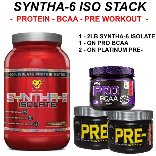 BSN Syntha-6 ISOLATE 2lb. Stack