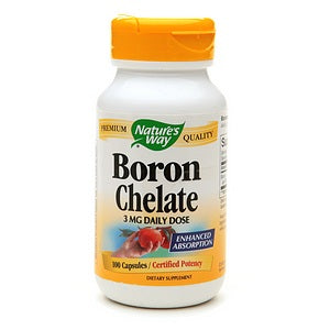 Boron Chelate, Nature's Way, 100 caps