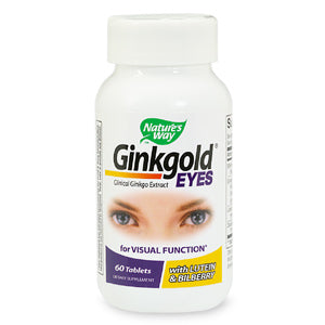 Ginkgold Eyes, Nature's Way, 60 tabs