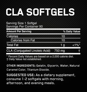 Optimum Nutrition CLA 90 softgels