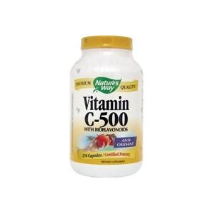 Vitamin C-500 with Bioflavonoids, 100 caps, Nature's Way